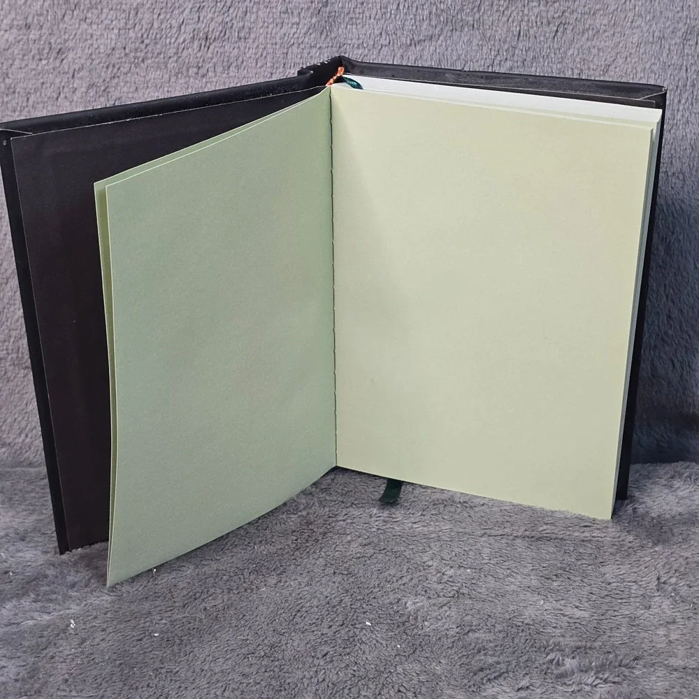 Harry Potter Slytherin Metal Crest Journal Black Faux Leather Unlined Notebook